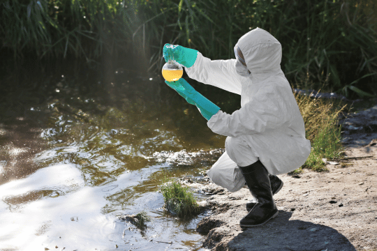Aguas Contaminadas con Hidrocarburo